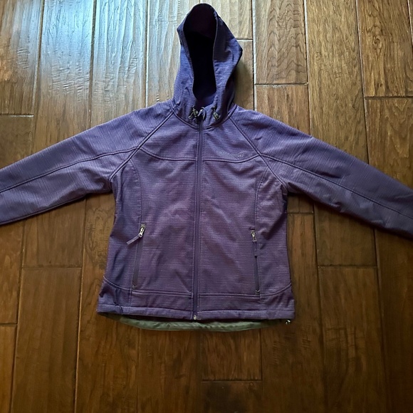 Free Country Purple Soft Shell Full Zip Lined Jacket Size Large - Picture 1 of 8